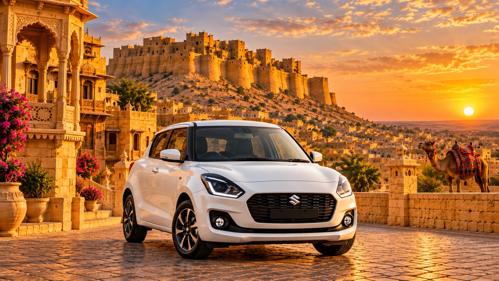 Modern sedan suitable for comfortable private travel