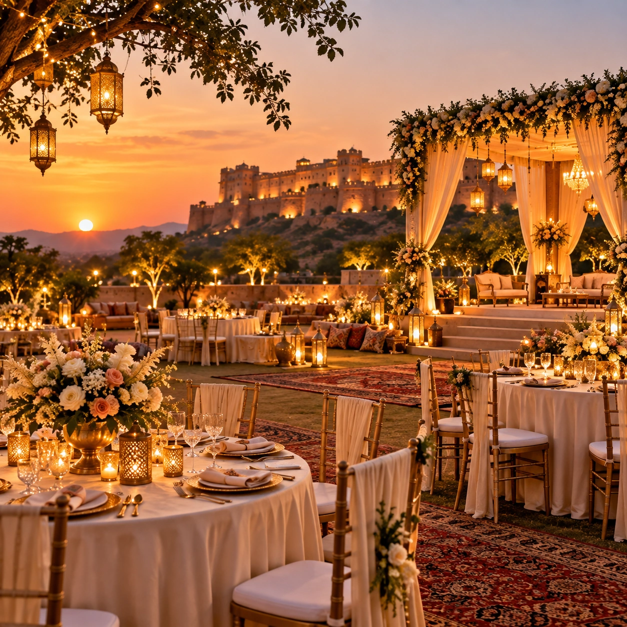 Elegant event and celebration setup